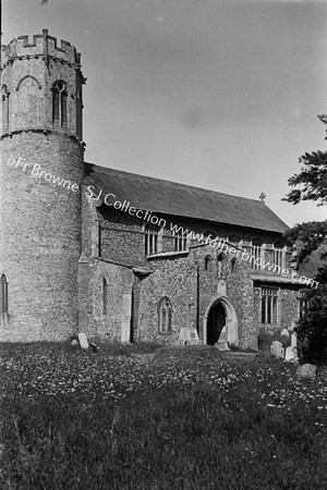 POTTER HEIGHAM CHURCH FROM S.W.